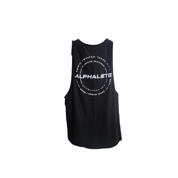 ALPHALETE  Black Muscle Tank Top Gym Small - Picture 1 of 3